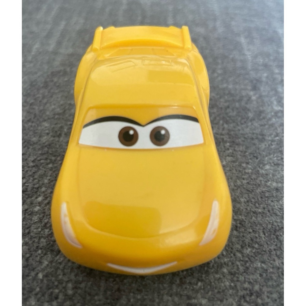 2022 Disney Pixar Cars Yellow Cruz Ramirez McDonald's Happy Meal Toy Cake Topper